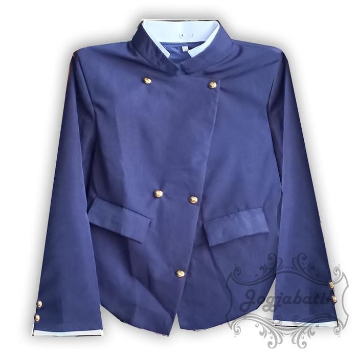 Ready Beskap Solo Biru Navy Beskap Jawa Beskap Jas Tradisional Jawa Solo Ready