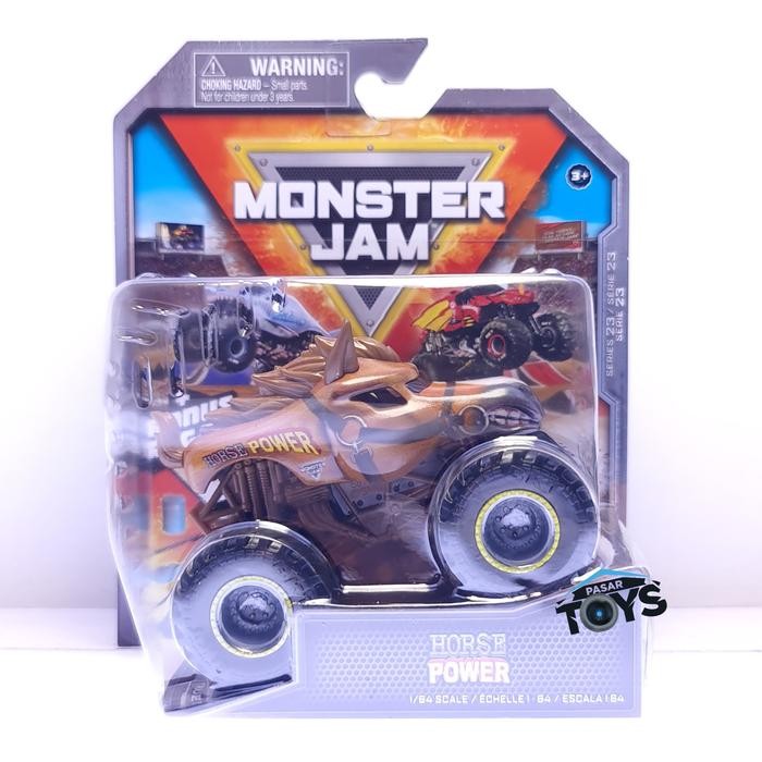 MONSTER JAM HORSE POWER SERIES 23 MONSTER TRUCKS 1:64 SCALE DIECAST