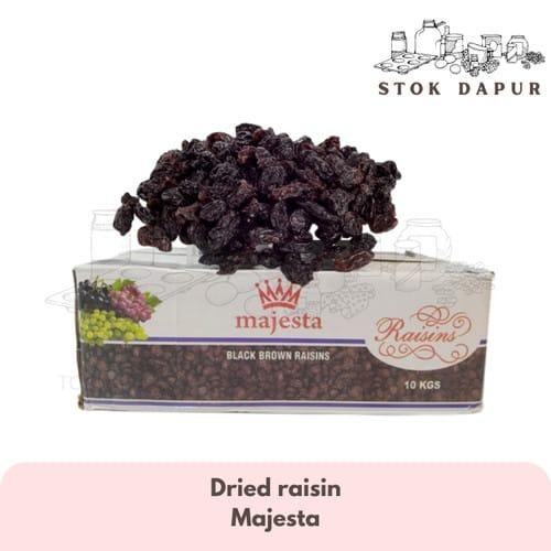 

Stok Baru Kisimis Black Brown Majesta Raisin Kamasan 1 Kg