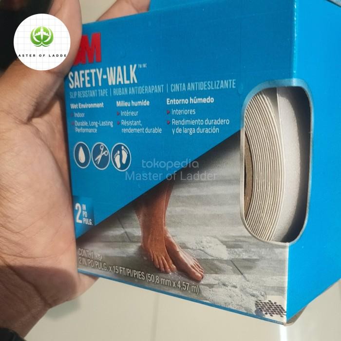 3M Stiker Safety Walk Anti Slip Kamar Mandi merk 3M Transparan
