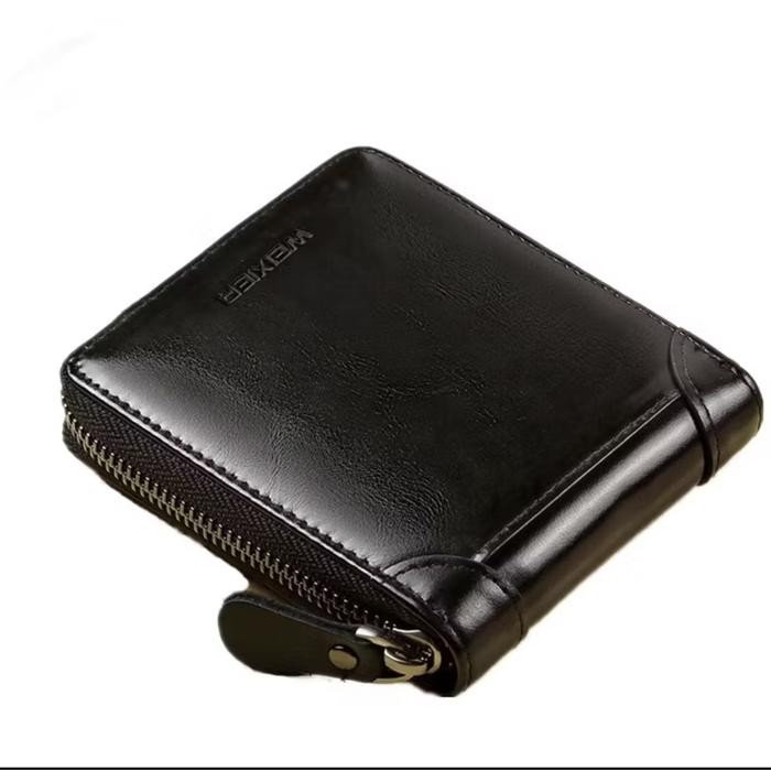 Dompet Kartu Atm Anti Frid Card Holder Dompet Kulit Pria Wanita Dompet Weixier Weixer