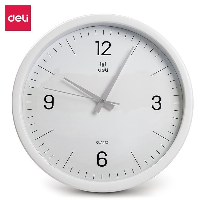 SALE TERBARU DELI JAM DINDING MINIMALIS / WALL CLOCK PUTIH 900XS READYY