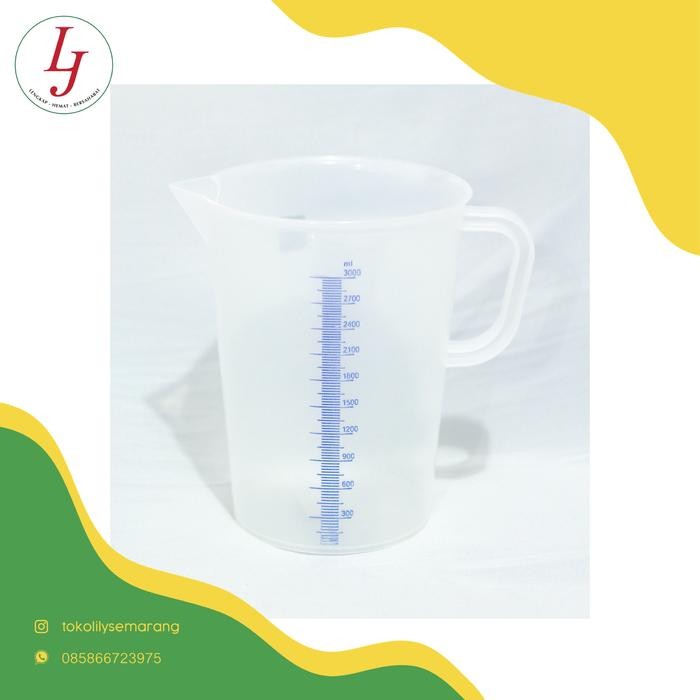 Mahesa.store Gelas Takaran Greenleaf (3Lt)