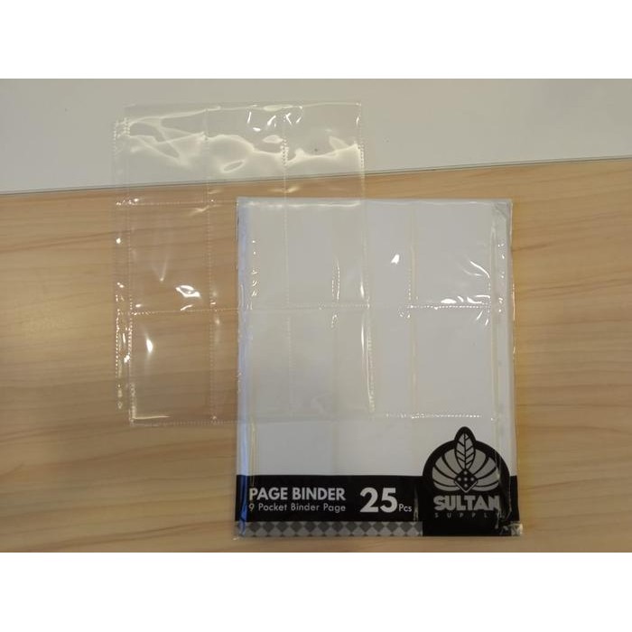 

SULTAN BINDER PAGE 9 POCKET 25CT KODE 1377