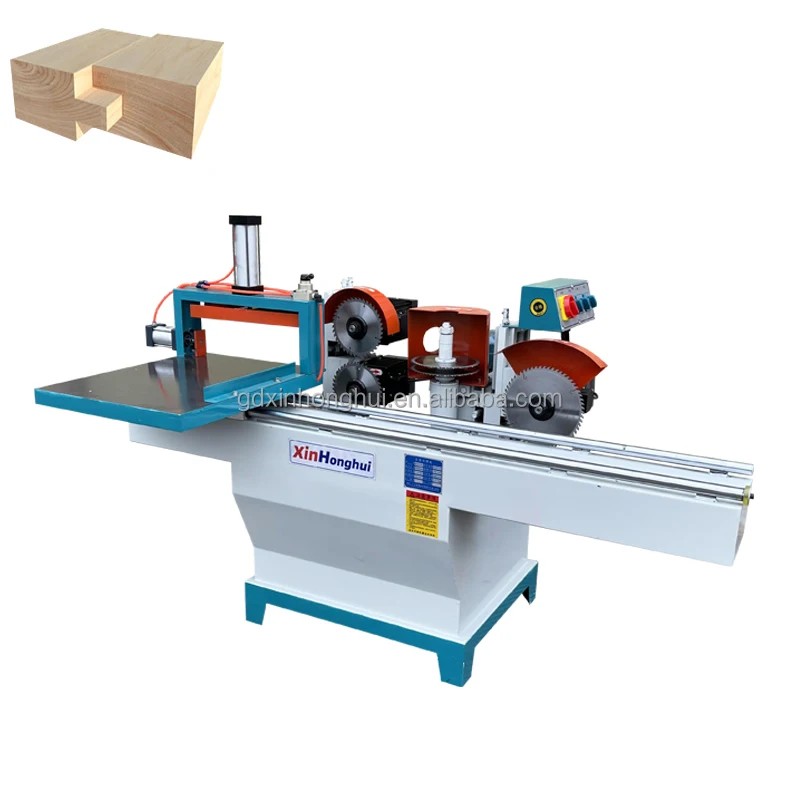 Md2108B Wood Tenon Machine Five Saw Blade Wood Working Tenon Mortising Machine