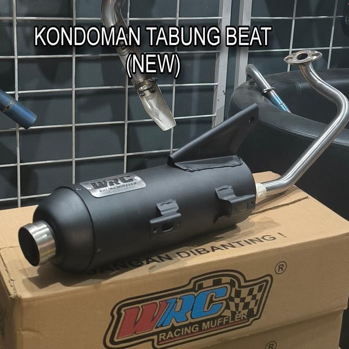Knalpot Kondoman Tabung Beat (Kondoman New)Original Wrc