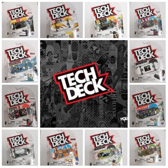 Kenna.store TECH DECK Fingerboard Original Spin Master Skateboard dengan jari