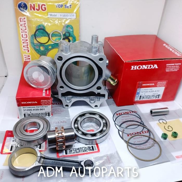 Paket 3Aitem Blok Seher Bore Up 57,3Mm K59 Vario 125 Old Vario 125 Esp