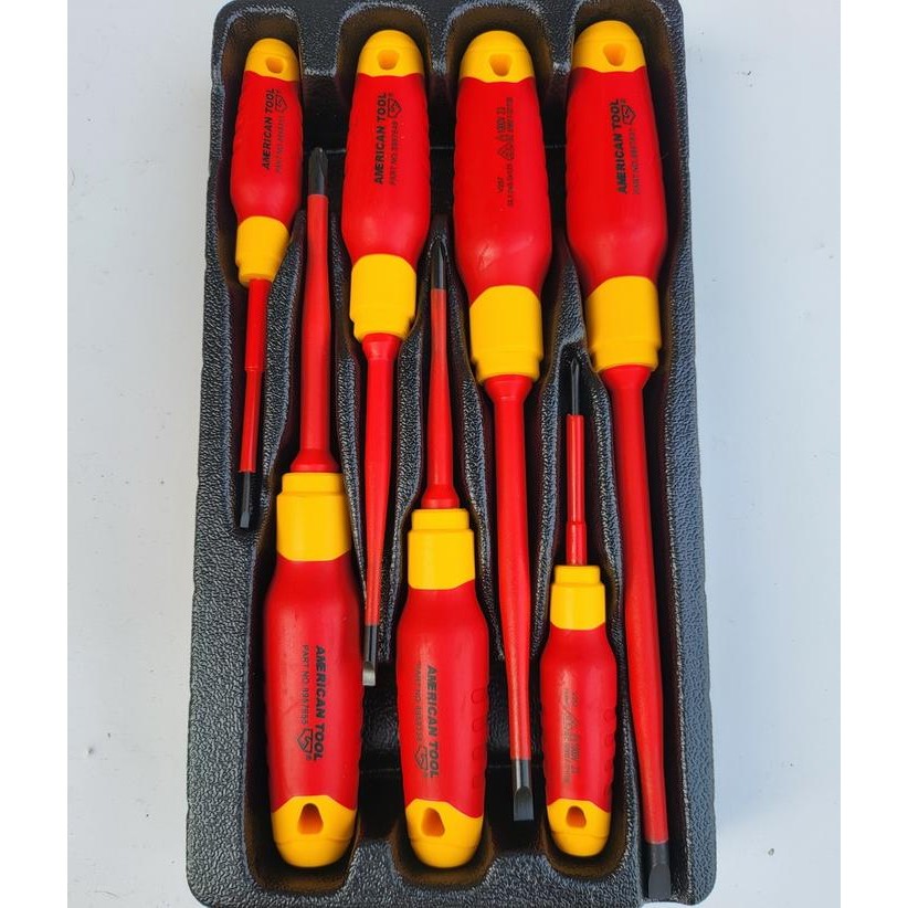 Obeng Listrik Set 7 Pcs American Tool Vde 1000 V Insulated Screwdriver #Gratisongkir #Sale #Discount