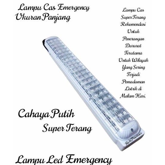 Lampu Emergency 66 Mata Led Super / Lampu Dinding / Emergency Tempel