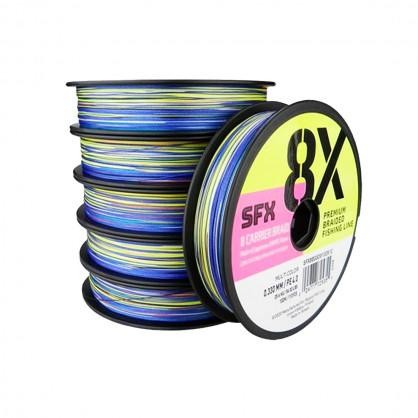 PE SUFIX X8 (Color MULTICOLOR) 100m Conecting