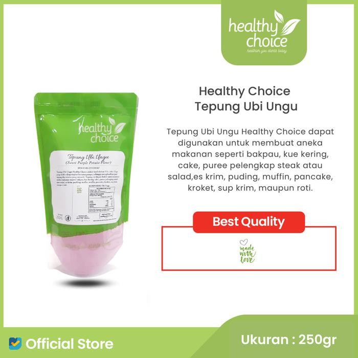 

Healthy Choice Tepung Ubi Ungu Natural 250 gr
