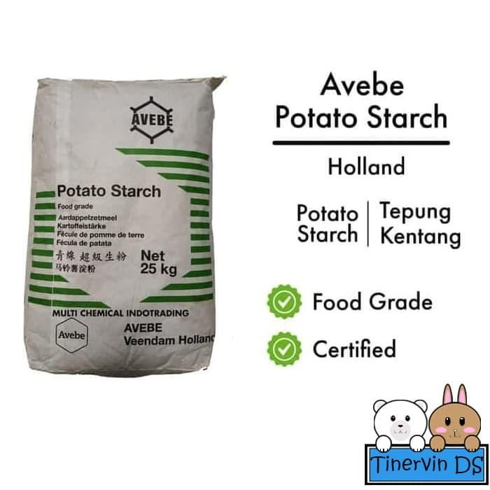 

Avebe Potato Starch ex. HOLLAND FOOD GRADE 1 kg