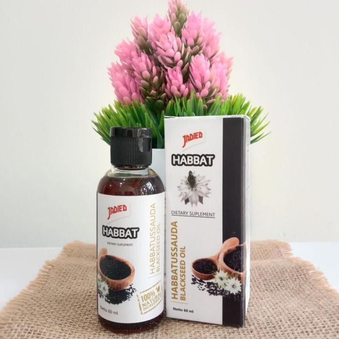 Jadied Habbat Habbatussauda Blackseed Oil 60ml Minyak Habbatubsauda Jadied Habbatussauda cair (