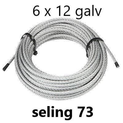 PREMIUM Kawat seling 6mm baja galvanis/kawat sling 6 mm galv per roll @1000mtr