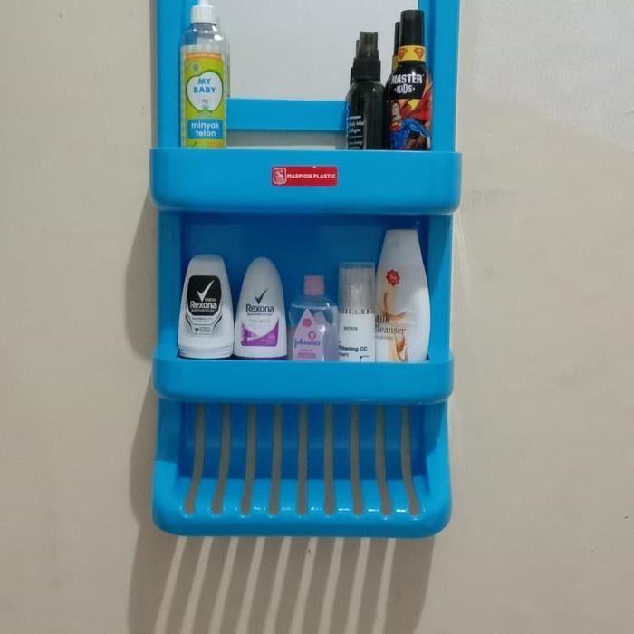 PREMIUM Rak Cermin Gantung Kamar Mandi Maspion
