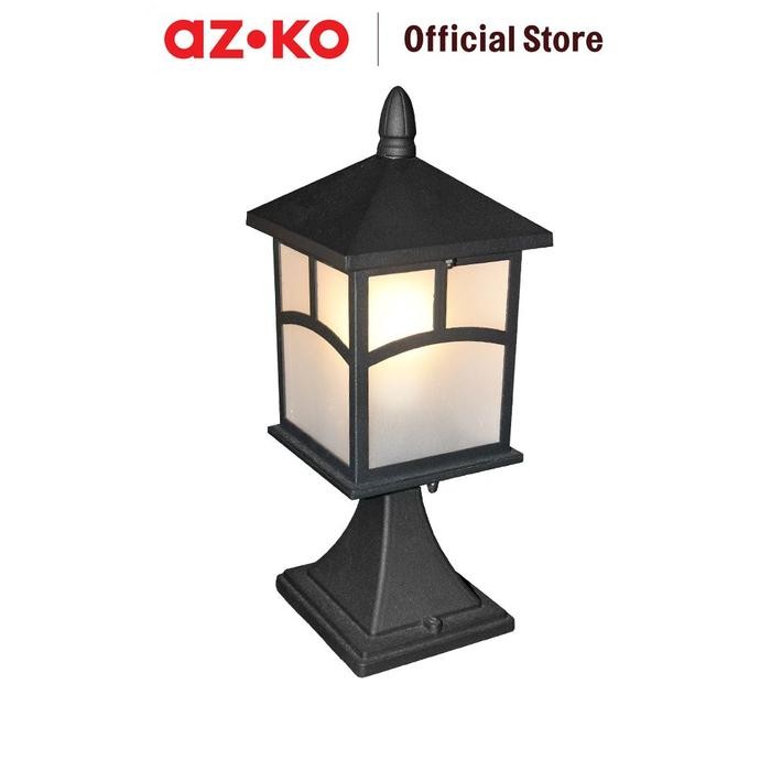 PREMIUM AZKO Eglare Fuji Lampu Taman Gate - Hitam