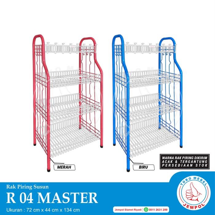 PREMIUM Rak Piring/Rak Piring R04 Master/Rak Piring & Gelas/Rak Dapur