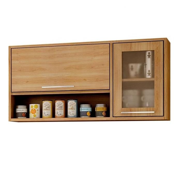 PREMIUM lemari rak gantung dapur serbaguna kayu jati perhutani