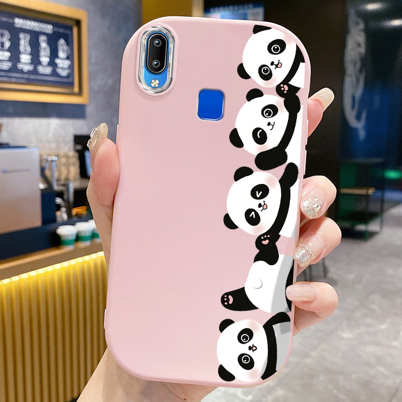 Casing Hp Untuk VIVO Y91 Y91i Y93 Y95 Case Softcase pelindung Cesing silikon Kesing lunak panda Kasi
