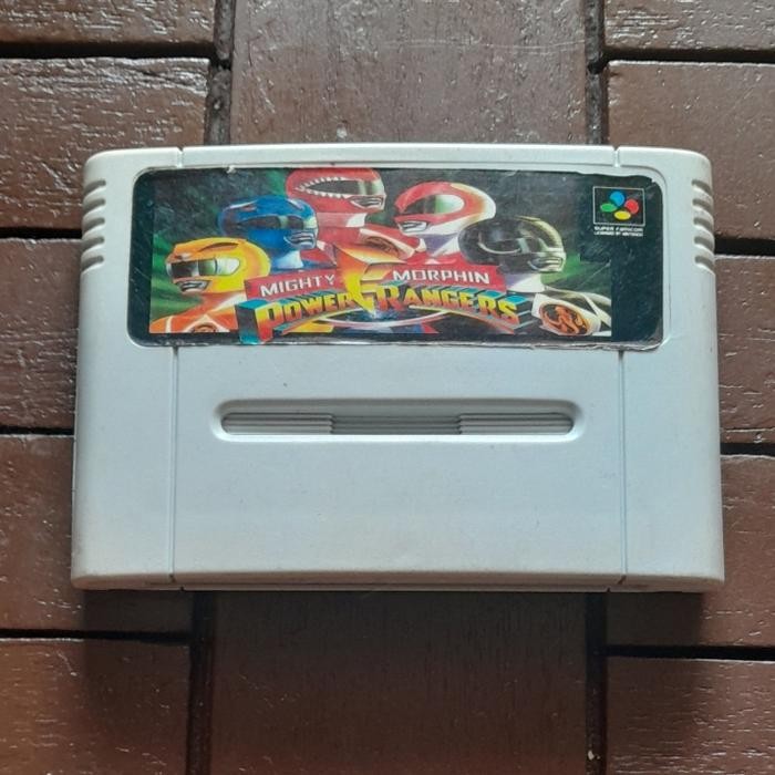 Kaset SNES Power Rangers Mighty Morphin