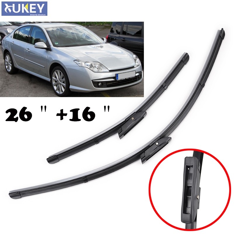 Xukey Wiper Blades For Renault Laguna 3 III 26"&16" 2008 2009 2010