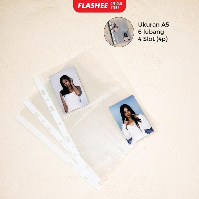 

[Deli Atk] Flashee Kantong Pc Binder A4 9P A5 4P A6 3P Sleeve Photocard Holder Tempat Polaroid Kpop