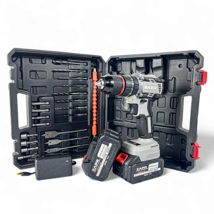 Bor Cordless Gtools Gt04 Impact Drill Brushless 48V Bor Batrei 3Fungsi