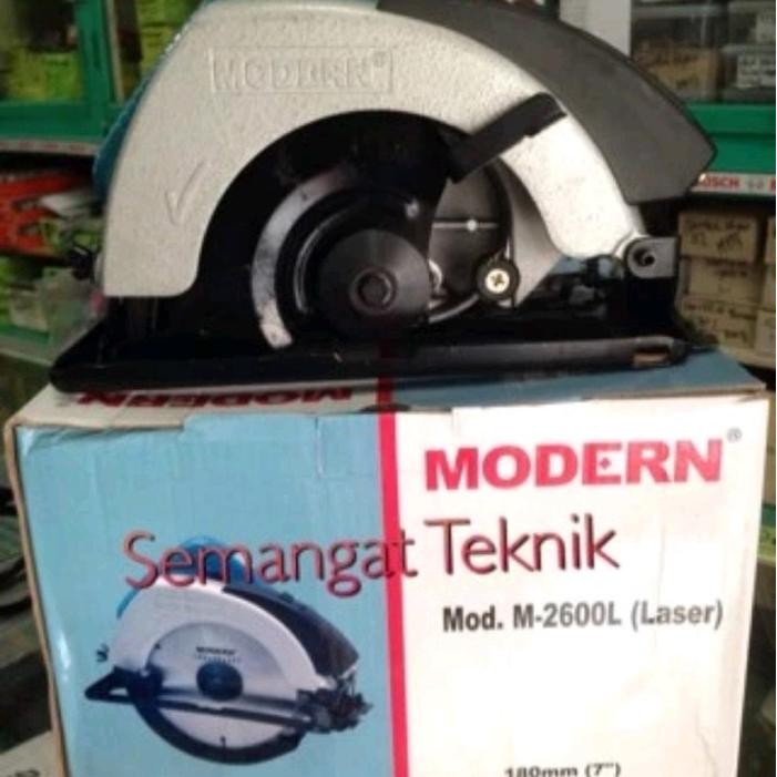 M2600L Mesin Belah Potong Kayu Circular Saw Laser Modern M-2600L