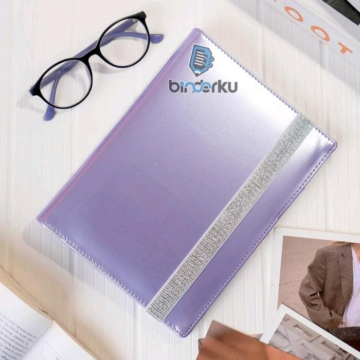 

[Deli Atk] Binderku Mha Binder Glossy Marbella Strap Premium A5 20 Ring B5 26 Ring
