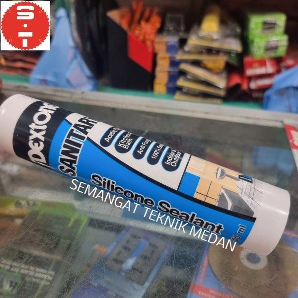 LEM KACA SILIKON SILICONE SEALANT ASAM SANITARY ANTI JAMUR DEXTONE