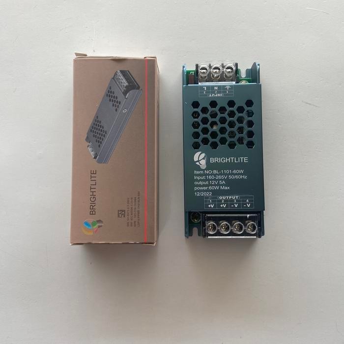 ADAPTOR TRAVO 5A 12V 60W BRIGHTLITE BL-1101-60W