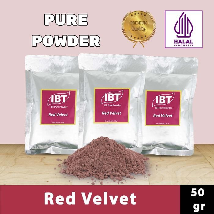 

Pure Red Velvet Powder Murni Bubuk Import Makanan Kue 50 gr