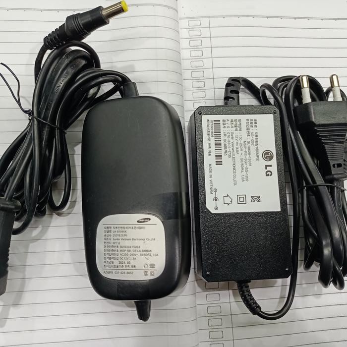 5PCS ADAPTOR 3A 12V LG KOREA