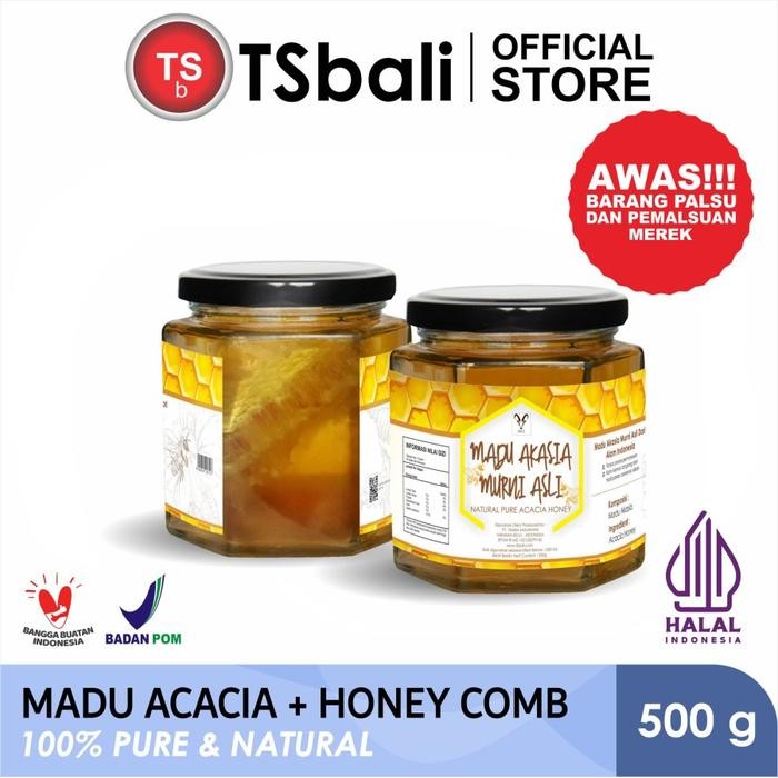

IBEX Acacia Honey with Honeycomb / 100% Pure & Natural Honey 500gr