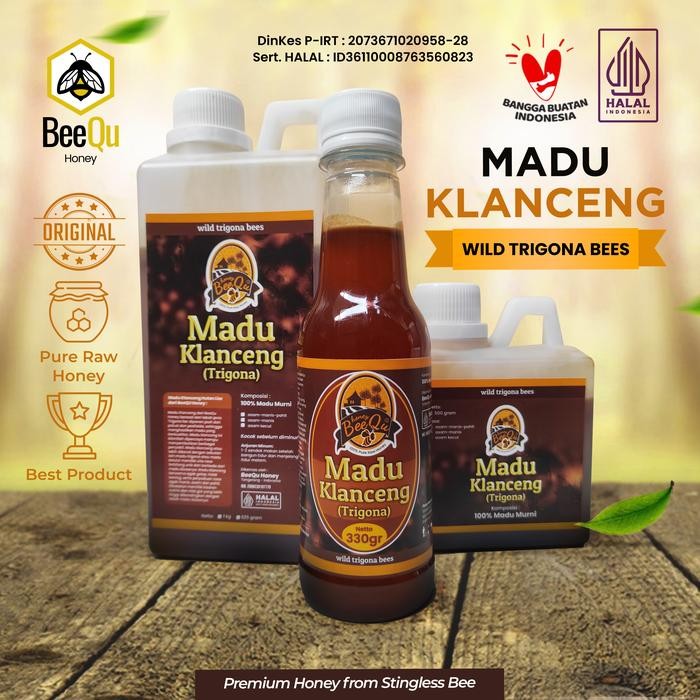 

Madu Asli 1KG Madu Trigona Hutan Liar Murni 100%