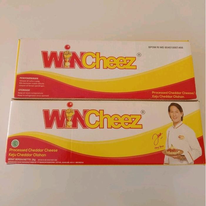

Wincheez Keju Cheddar Olahan 2 Kg Halal Free Bubble Wrap dan Dus Tebal