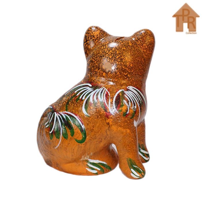 Gerabah - Celengan Tanah Liat Tradisional Model Kucing T30 Kode 998