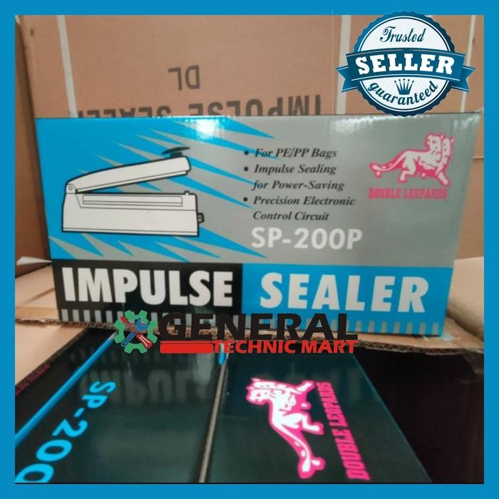 Impulse Sealer Hand Sealer Double Leopard Sp-200P 20Cm