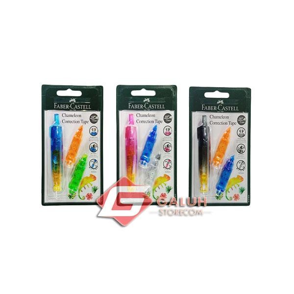 

faber castell correction tape chameleon + 2 refill kode 476
