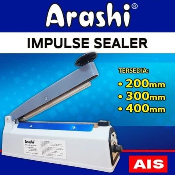 Mesin Sealer Plastik 40Cm Impulse Sealer Arashi 40Cmpres Plastik