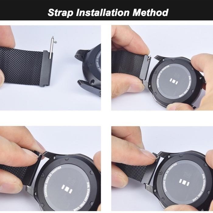 Promo Strap Stainless Smartwatch Oraimo Watch 5 Lite Osw-804/Osw804 Steel Tali Jam