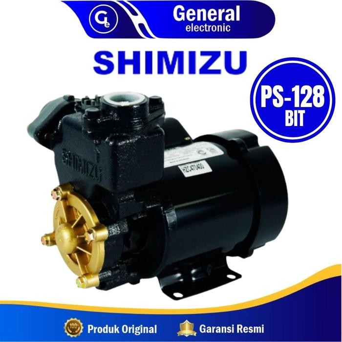Mesin Pompa Air Shimizu Ps 128 Bit Non Otomatis 125W