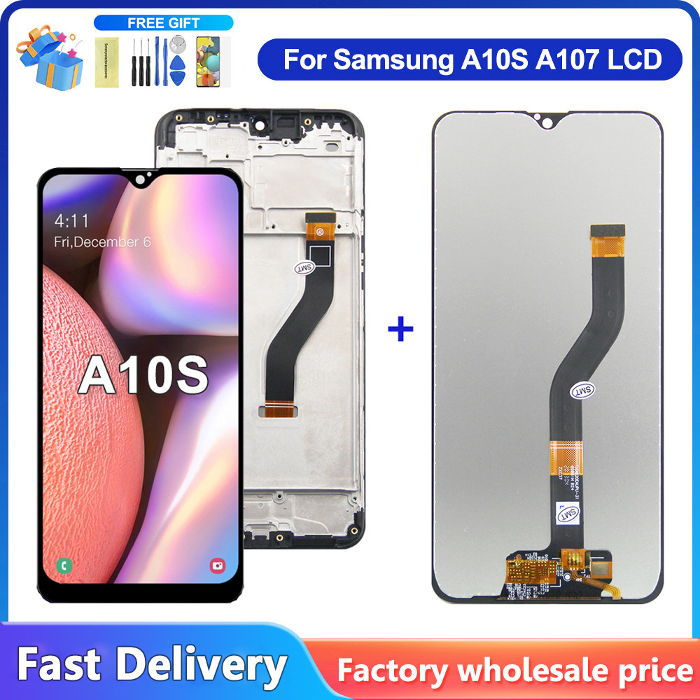 6.2 INCH For Samsung A10s lcd Digitizer A107/DS A107F A107FD A107M Display Touch Screen with Frame D