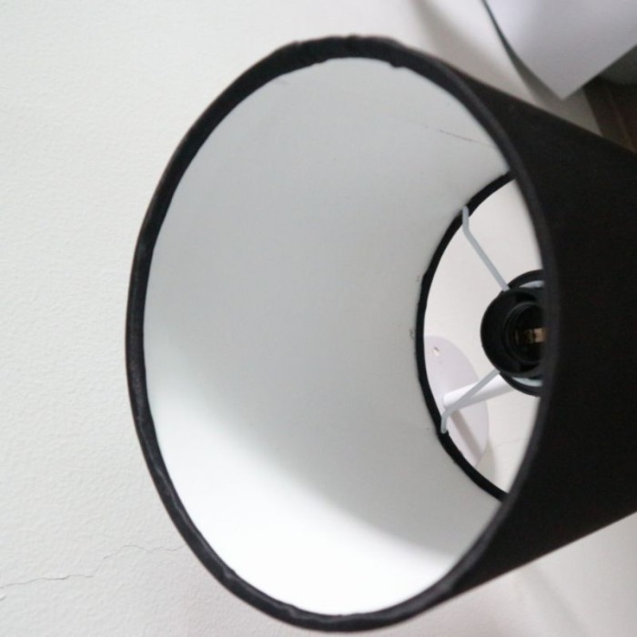 (Expert) kap lampu tidur minimalis dinding tempel bentuk tabung