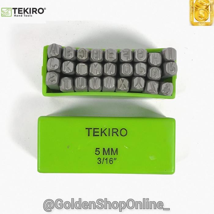 

Huruf Ketok 5mm - Letter Punch 5mm Tekiro