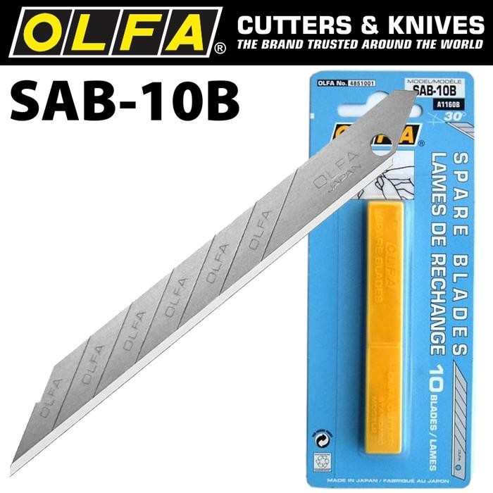 

Refill Blade Olfa SAB-10 9 mm Spare Blade (10 Pcs)