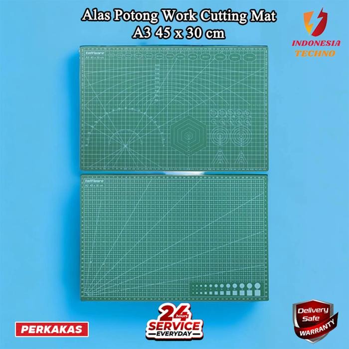 

Alas Potong Kertas Tatakan Pisau Cutter Alas Potong Kertas Cutting Mat Serba Guna Pad A2 60 x 45cm