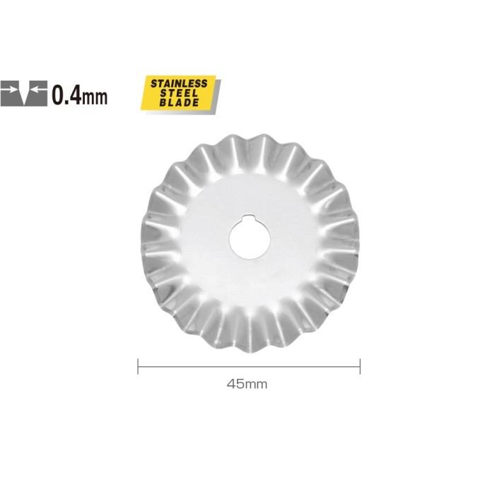 

Pinking blade for Rotary Cutters PIB45-1 Olfa