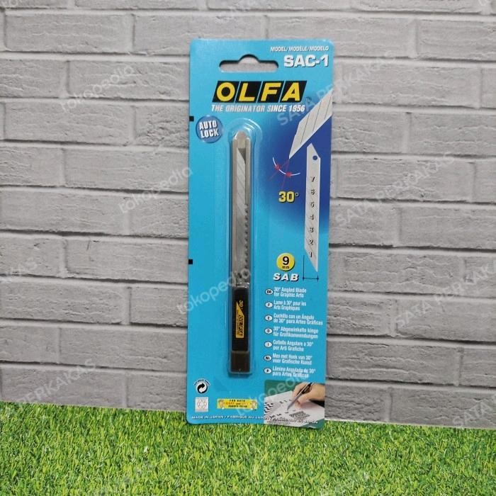 

Pisau Cuter Grafik 9mm Snap-Off blade Graphic Cutter SAC-1 OLFA